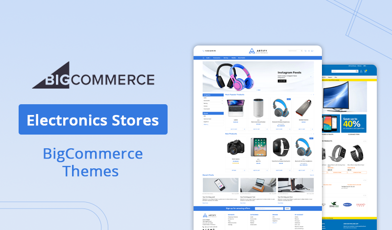 Browse 10 Electronics BigCommerce Themes Creating Your Online Store!